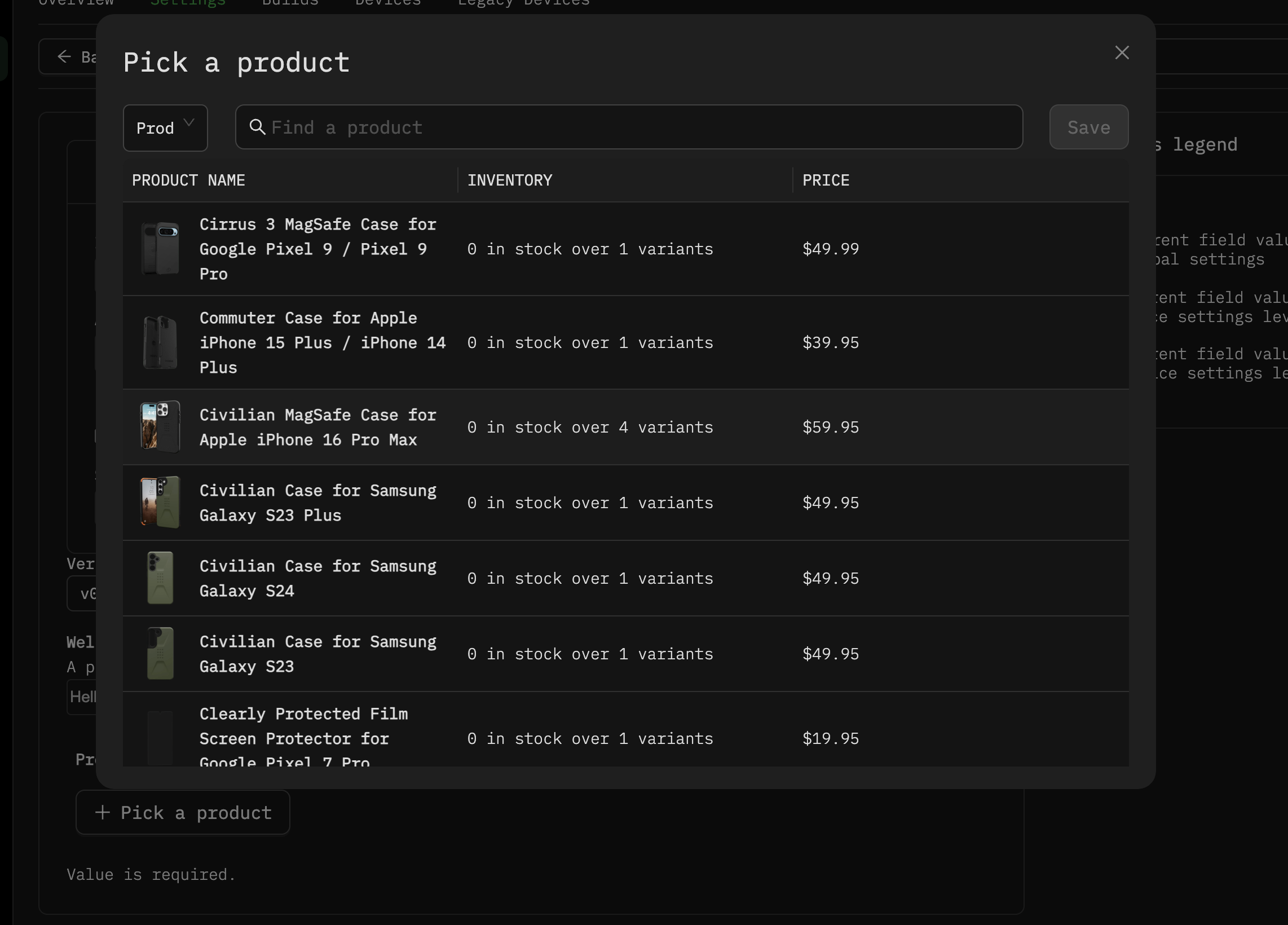 Product Picker